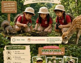WORKSHOP TRẢI NGHIỆM: ĐIỀU KỲ DIỆU GIỮA RỪNG XANH 