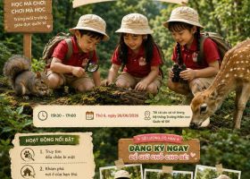 WORKSHOP TRẢI NGHIỆM: ĐIỀU KỲ DIỆU GIỮA RỪNG XANH 