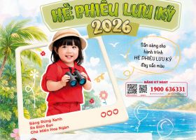 HÈ PHIÊU LƯU KÝ 2026: Băng Rừng Xanh - Ra Biển Bạc - Ghé Miền Hoa Ngàn