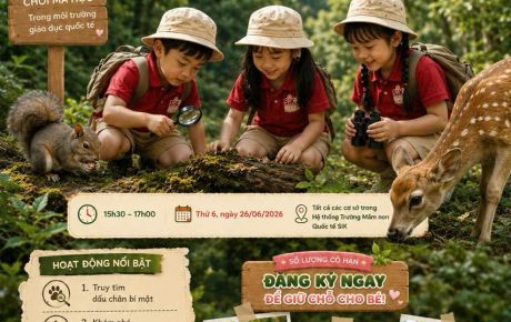WORKSHOP TRẢI NGHIỆM: ĐIỀU KỲ DIỆU GIỮA RỪNG XANH 