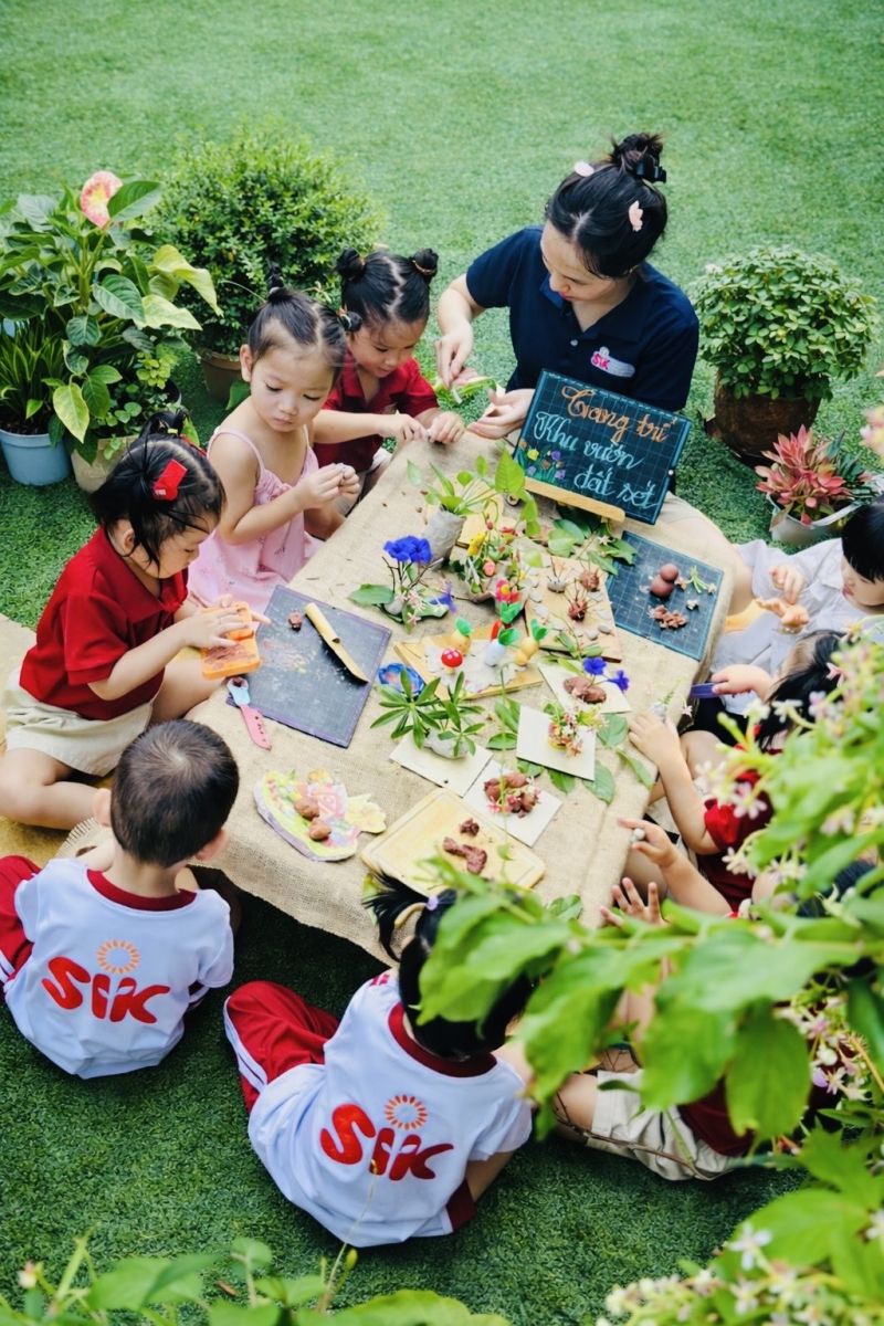 Không gian học tập theo phương pháp WonderBloom tại SIK Saigontown