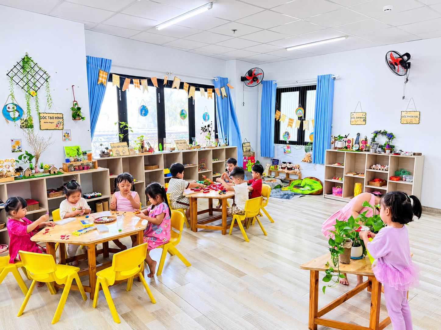 Không gian lớp học ấm áp tại SIK Tô Hiệu