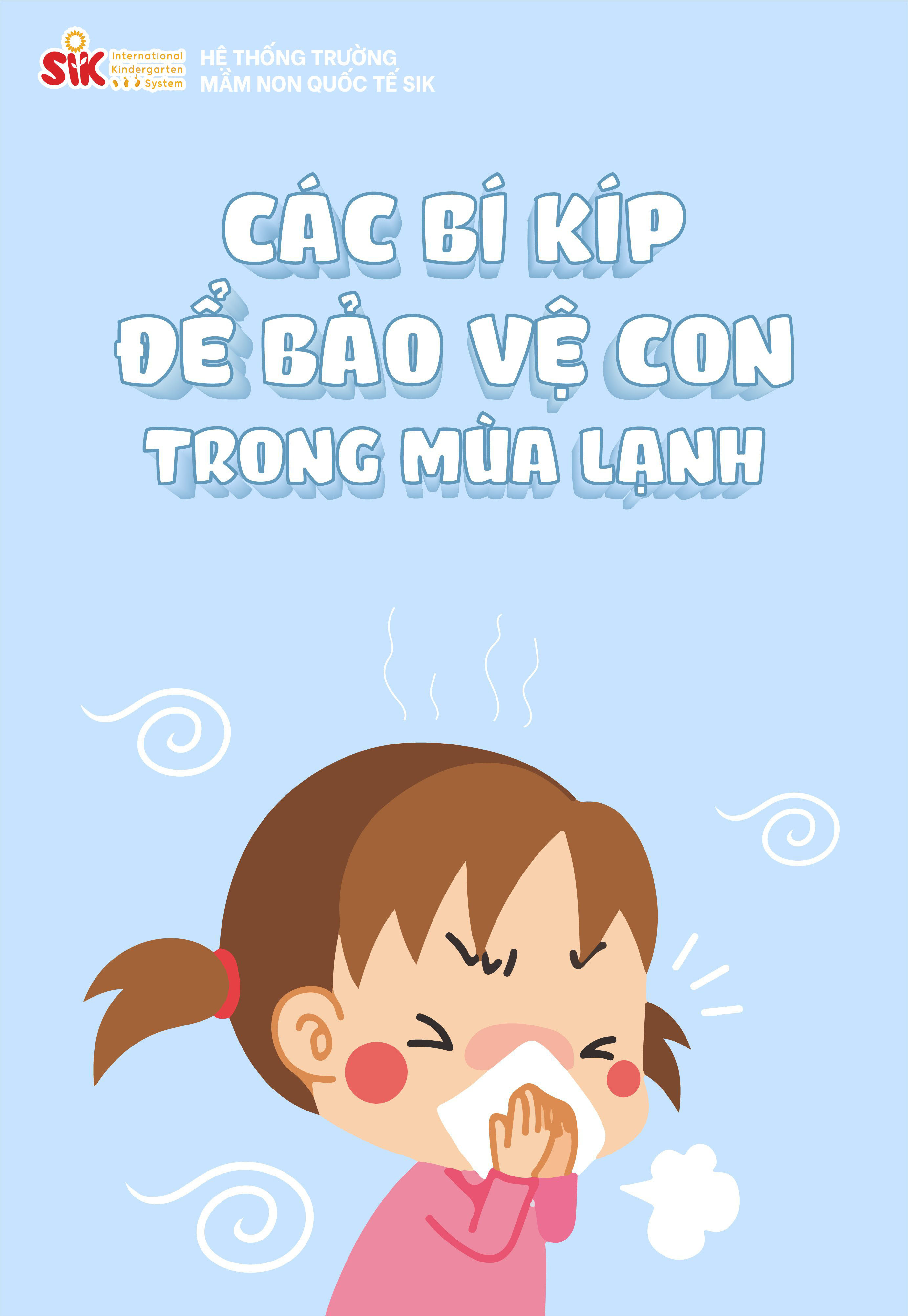 10 CÁCH BẢO VỆ BÉ TRONG MÙA LẠNH