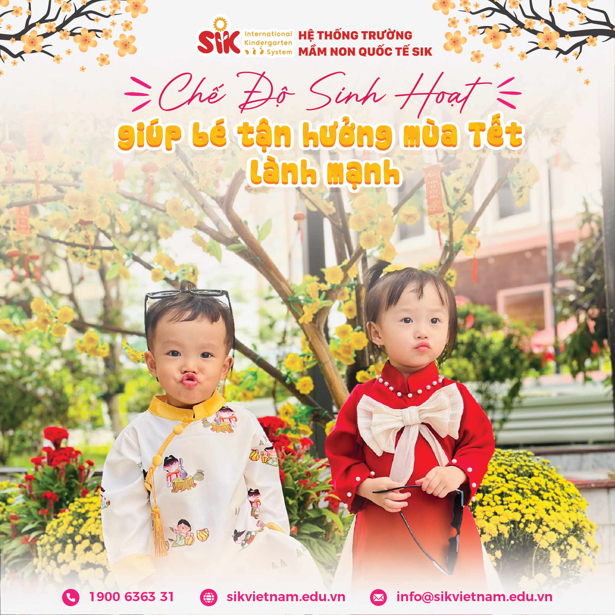 CHẾ ĐỘ SINH HOẠT GIÚP BÉ TẬN HƯỞNG MÙA TẾT LÀNH MẠNH