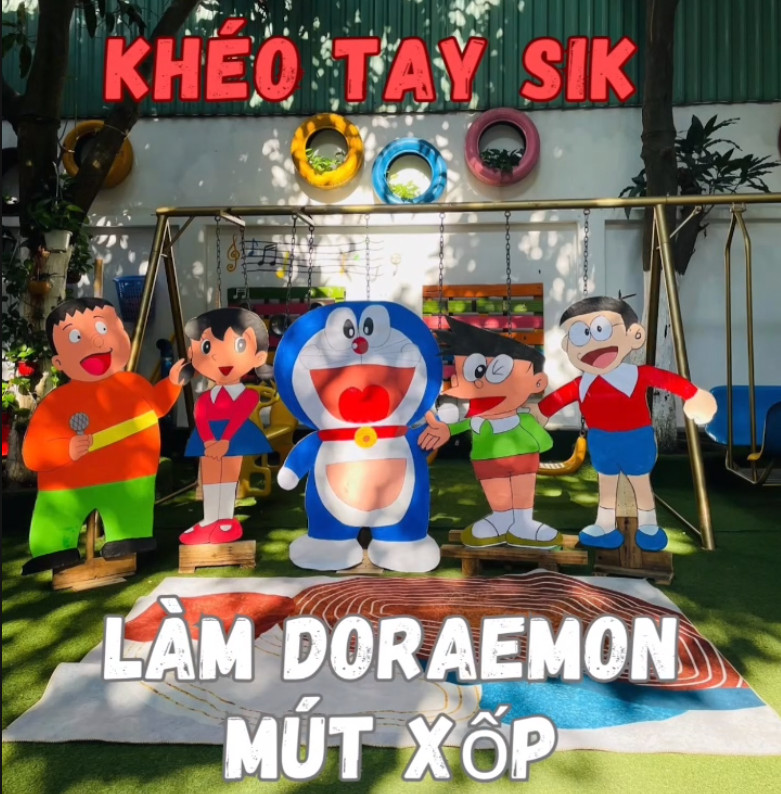 KHÉO TAY CÙNG SIK - LÀM CHÚ MÈO MÁY DORAEMON TỪ MÚT XỐP