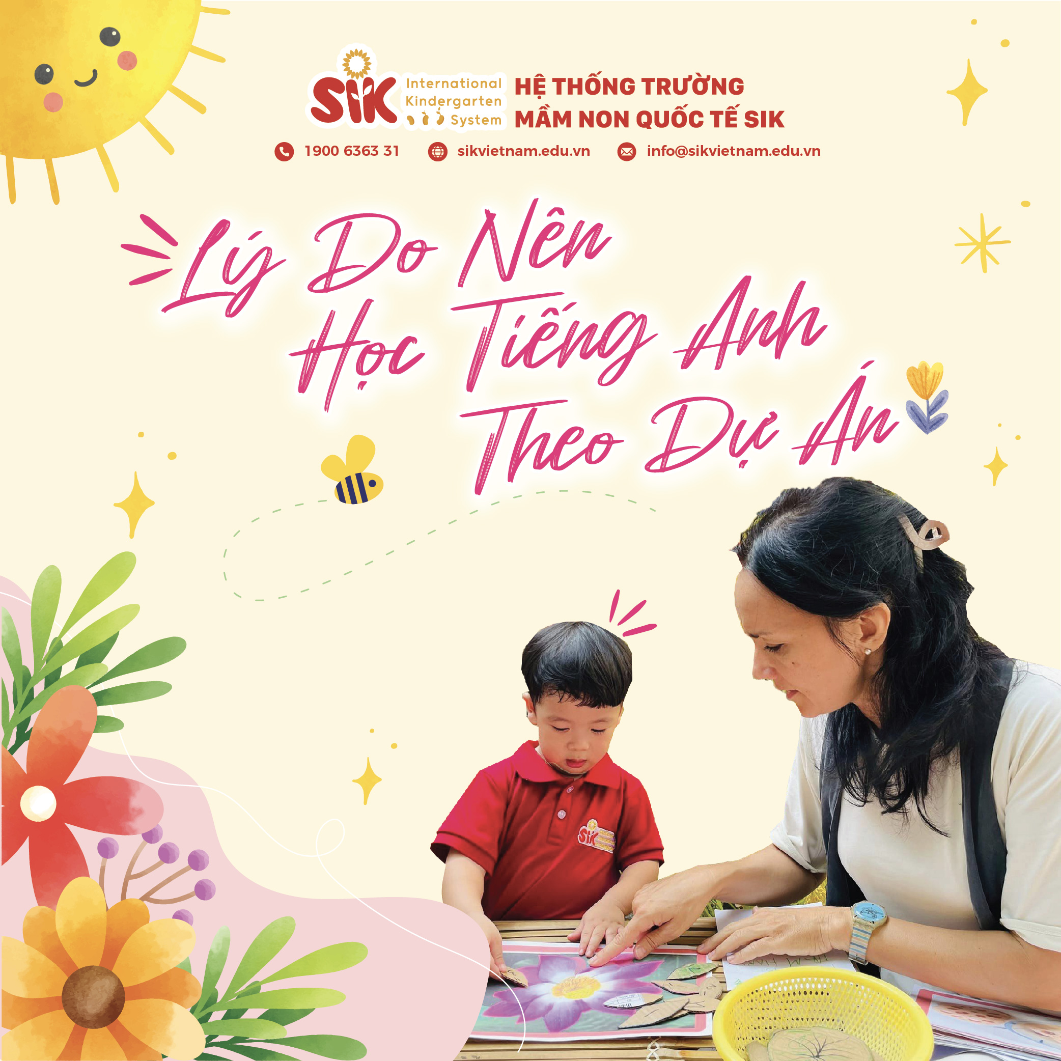 LÝ DO NÊN CHO BÉ HỌC TIẾNG ANH THEO DỰ ÁN
